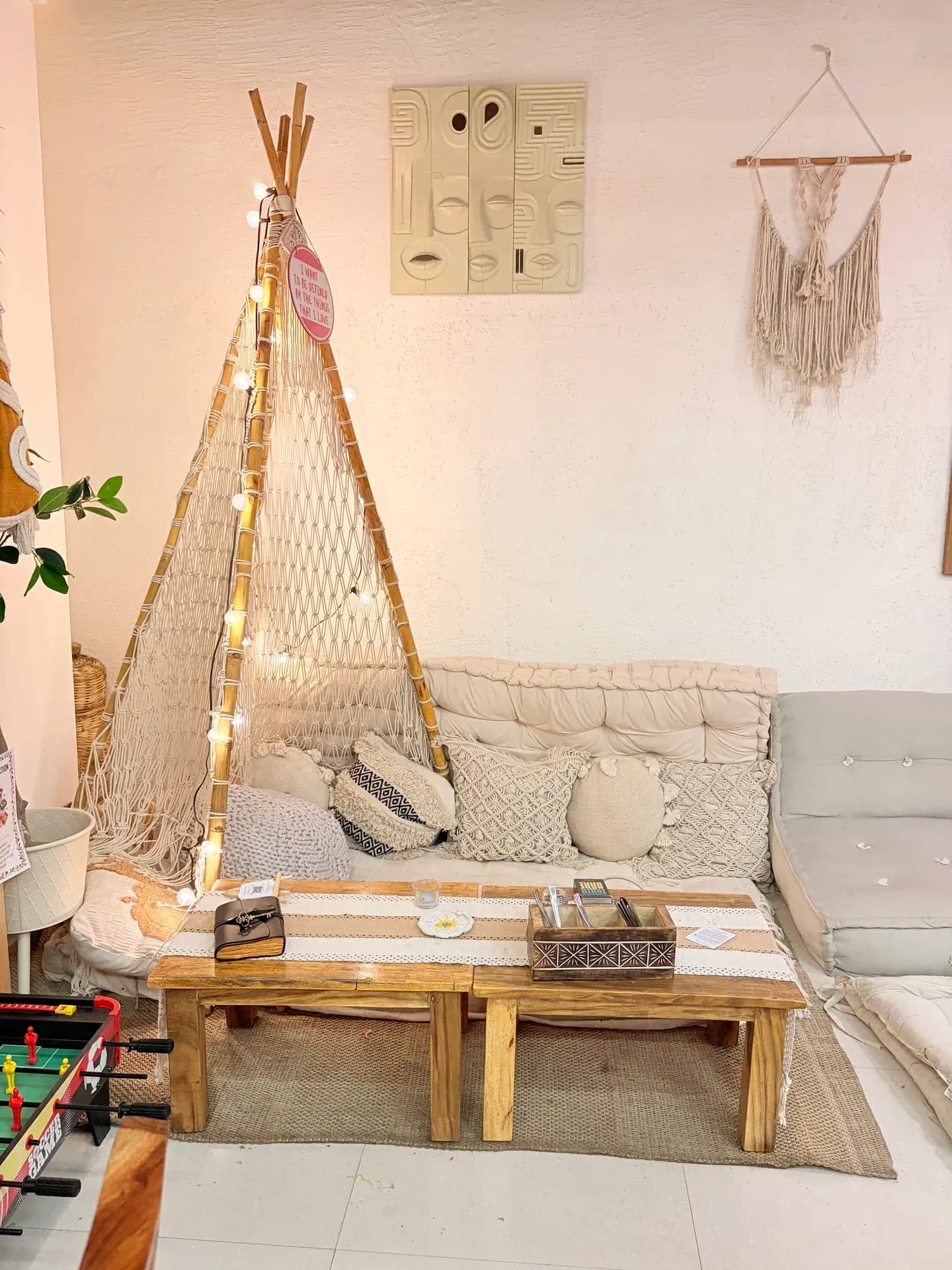 Intimate cafe corner