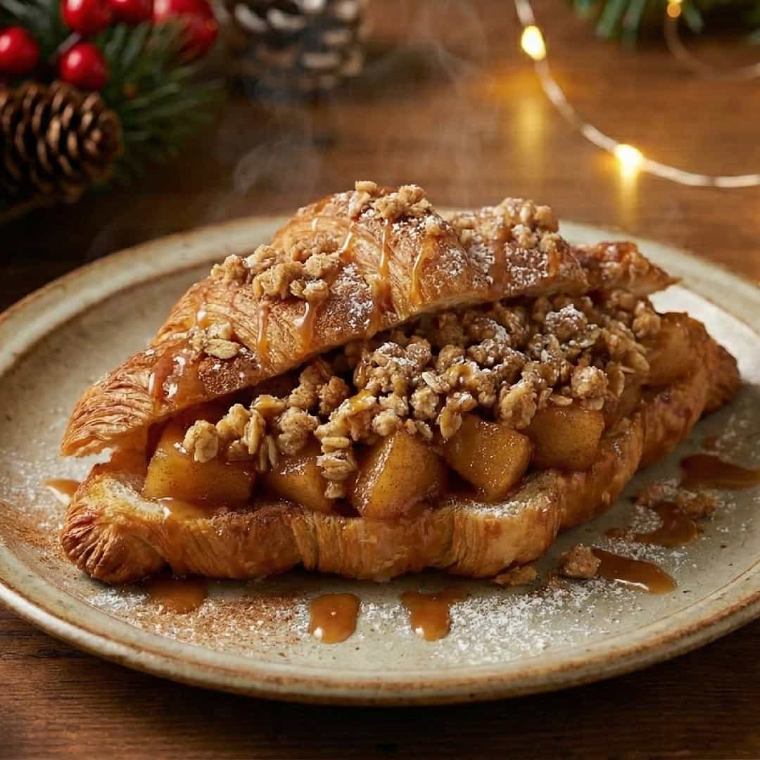 Apple Crumble Croissant