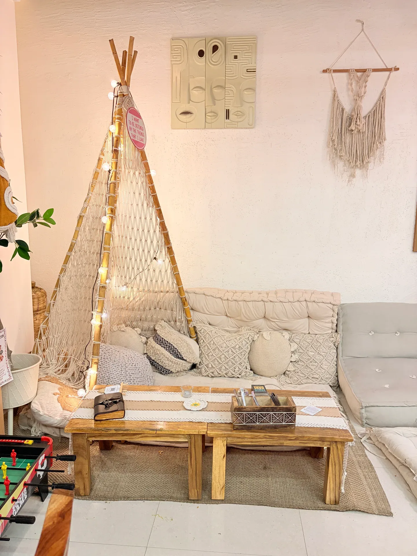 Intimate cafe corner